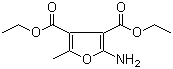 structure of CAS# 91248-60-1, 2-氨基-5-甲基-3,4-呋喃二甲酸二乙酯