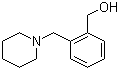 structure of CAS# 91271-61-3, (2-(Piperidin-1-ylmethyl)phenyl)methanol