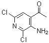 CAS 登录号：912772-91-9, 1-(3-氨基-2,6-二氯-4-吡啶基)乙酮