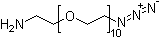 structure of CAS# 912849-73-1, 32-叠氮基-3,6,9,12,15,18,21,24,27,30-十氧杂三十二烷-1-胺