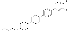 CAS # 912852-63-2, 3,4-Difluoro-4'-(4'-pentyl[1,1'-bicyclohexyl]-4-yl)-1,1'-biphenyl