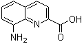 structure of CAS# 91289-36-0, 8-氨基-2-喹啉羧酸