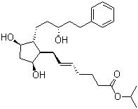 structure of CAS# 913258-34-1, 反式拉坦前列素