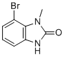 structure of CAS# 913297-44-6, 7-溴-1-甲基-1,3-二氢-2H-苯并[d]咪唑-2-酮