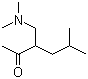 structure of CAS# 91342-74-4, 3-[(二甲基氨基)甲基]-5-甲基-2-己酮