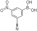 structure of CAS# 913835-33-3, 3-氰基-5-硝基苯硼酸