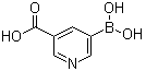 structure of CAS# 913836-03-0, 5-硼酸基烟酸
