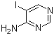 4-Amino-5-Iodopyrimidine molecular structure (CAS 91416-96-5)