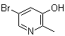 structure of CAS# 91420-25-6, 2-甲基-3-羟基-5-溴吡啶