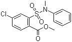 structure of CAS# 914221-64-0, Methyl 4-chloro-2-(N-methyl-N-phenylsulphonamide)benzoate
