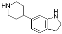 structure of CAS# 914223-14-6, 2,3-二氢-6-(4-哌啶基)-1H-吲哚