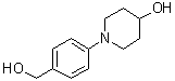 structure of CAS# 914349-20-5, 1-[4-(羟基甲基)苯基]-4-哌啶醇