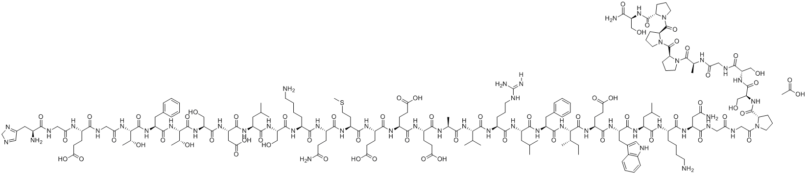 CAS 登录号：914454-01-6, 毒蜥外泌肽-4(乙酸酯)