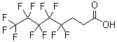 structure of CAS# 914637-49-3, 4,4,5,5,6,6,7,7,8,8,8-Undecafluorooctanoic acid