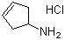 structure of CAS# 91469-55-5, 1-Amino-3-cyclopentene hydrochloride