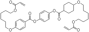 CAS # 914919-79-2, 4-[[6-[(1-Oxo-2-propenyl)oxy]hexyl]oxy]benzoic acid 4-[[[4-[[6-[(1-oxo-2-propenyl)oxy]hexyl]oxy]cyclohexyl]carbonyl]oxy]phenyl ester