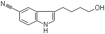 structure of CAS# 914927-40-5, 3-(4-羟基丁基)-1H-吲哚-5-甲腈