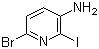 structure of CAS# 915006-52-9, 5-氨基-2-溴-6-碘吡啶