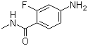structure of CAS# 915087-25-1, N-甲基-2-氟-4-氨基苯甲酰胺