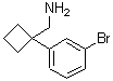 structure of CAS# 915690-61-8, 1-(3-溴苯基)环丁烷甲胺