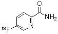 structure of CAS# 916314-03-9, 5-(氟-18)-2-吡啶甲酰胺