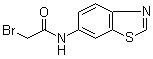 CAS 登录号：916791-25-8, N-6-苯并噻唑基-2-溴乙酰胺