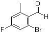 structure of CAS# 916792-19-3, 2-溴-4-氟-6-甲基苯甲醛