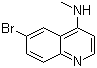 structure of CAS# 916812-31-2, 6-溴-N-甲基-4-氨基喹啉