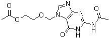 CAS 登录号：91702-60-2, N-[7-[[2-(乙酰氧基)乙氧基]甲基]-6,7-二氢-6-氧代-1H-嘌呤-2-基]乙酰胺