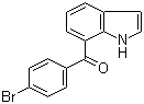 structure of CAS# 91714-50-0, 7-(4-溴苯甲酰)吲哚