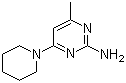 structure of CAS# 91717-22-5, 2-氨基-4-哌啶基-6-甲基嘧啶