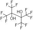 structure of CAS# 918-21-8, Hexafluoro-2,3-bis(trifluoromethyl)-2,3-butanediol