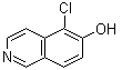 structure of CAS# 918488-41-2, 5-氯-6-异喹啉醇