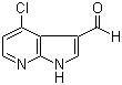 4-Chloro-3-formyl-7-azaindole molecular structure (CAS 918515-16-9)