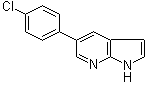 structure of CAS# 918516-27-5, 5-(4-氯苯基)-1H-吡咯并[2,3-b]吡啶