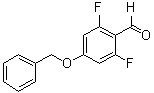 structure of CAS# 918524-93-3, 4-苄氧基-2,6-二氟苯甲醛