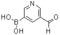 (5-Formylpyridin-3-yl)boronic acid molecular structure (CAS 919347-69-6)