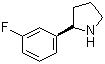 structure of CAS# 920274-03-9, (R)-2-(3-氟苯基)吡咯烷