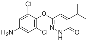 CAS 登录号：920509-28-0, 6-(4-氨基-2,6-二氯苯氧基)-4-异丙基哒嗪-3(2H)-酮