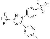 CAS 登录号：921617-76-7, 4-[5-(4-甲基苯基)-3-(三氟甲基)-1H-吡唑-1-基]苯磺酸
