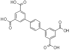 [1,1':4',1''-三联苯]-3,3'',5,5''-四羧酸分子结构 (CAS 921619-89-8)