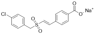 Recilisib sodium molecular structure (CAS 922139-31-9)