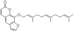 CAS # 922165-61-5, 9-[(3,7,11-Trimethyl-2,6,10-dodecatrien-1-yl)oxy]-7H-furo[3,2-g][1]benzopyran-7-one