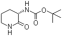 structure of CAS# 92235-39-7, (S)-3-Boc-氨基哌啶-2-酮