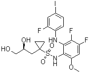 structure of CAS# 923032-37-5, Refametinib