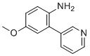 structure of CAS# 923293-14-5, 4-甲氧基-2-(吡啶-3-基)苯胺