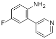 structure of CAS# 923293-16-7, 4-Fluoro-2-(pyridin-3-yl)aniline