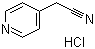 structure of CAS# 92333-25-0, 4-吡啶乙腈盐酸盐