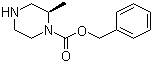 structure of CAS# 923565-99-5, (R)-2-甲基-1-哌嗪甲酸苄酯