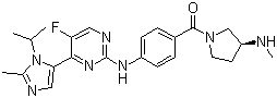 AZD 5597分子结构 (CAS 924641-59-8)